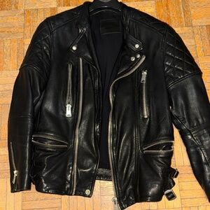 All Saints Leather Moto Jacket